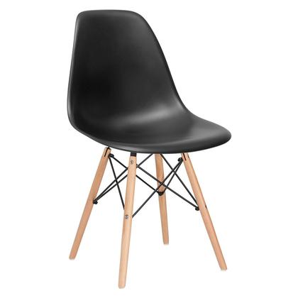 Imagem de KIT - 3 x cadeiras Charles Eames Eiffel DSW - Base de madeira clara