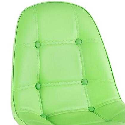 Imagem de KIT - 3 x cadeiras estofadas Eames Eiffel Botonê - Base de madeira clara