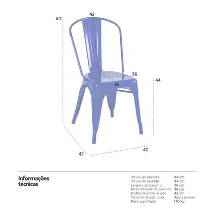 Imagem de KIT - 3 x cadeiras Iron Tolix