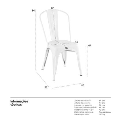 Imagem de KIT - 3 x cadeiras Iron Tolix