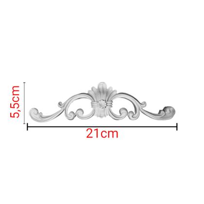 Imagem de Kit 30 Arabescos Colonial Provençal Aplique Resina 22x6cm