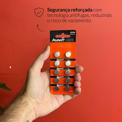 Imagem de kit 30 Bateria Alcalina Lr44 1.5v Cod: 408300018-3 Avant Use