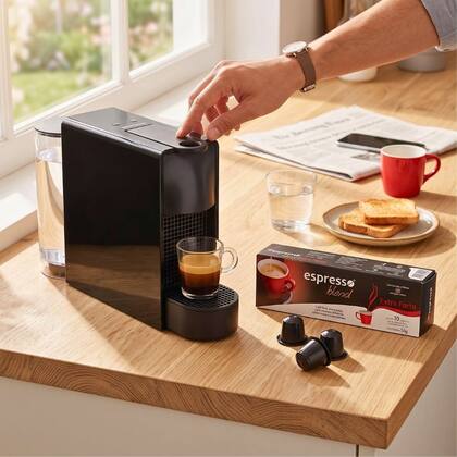 Imagem de Kit 30 Cápsulas de Café Espresso Blend Sabor Extra Forte Compatíveis com Nespresso