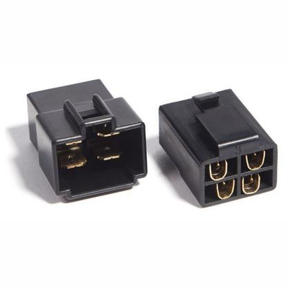 Imagem de Kit 30 Conector 4 Vias Technoise Com Trava Macho E Fêmea Som