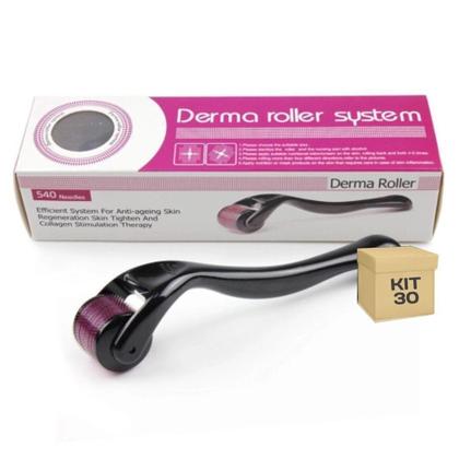 Imagem de Kit 30 Dermaroller Drs 540 Micro Agulhamento 0.5mm até 2.5mm Beleza Facial