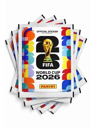 Imagem de Kit 30 Envelopes Figurinhas Panini Copa do Mundo 2026 Coleção Oficial Brasil