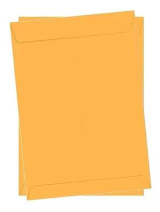 Kit 30 Envelopes Saco Kraft Ouro 229X324 Ofício A4 Envelope - Envelope Saco A4 Envelope Imagem de Kit 30 Envelopes Saco Kraft Ouro 229X324 Ofício A4 Envelope