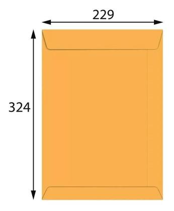 Kit 30 Envelopes Saco Kraft Ouro 229X324 Ofício A4 Envelope - Envelope Saco A4 Envelope Imagem de Kit 30 Envelopes Saco Kraft Ouro 229X324 Ofício A4 Envelope