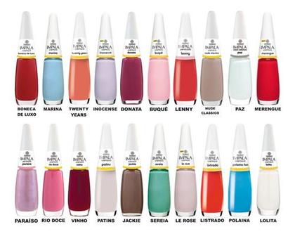 Imagem de Kit 30 Esmaltes Manicure Profissional 15 Risque E 15 Impala