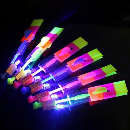 Imagem de Kit 30 Led Voador Foguete Helicóptero Avatar Brinquedo