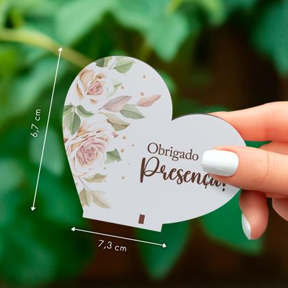 Imagem de Kit 30 Lembrancinhas MDF De Agradecimento Casamento Aniversário