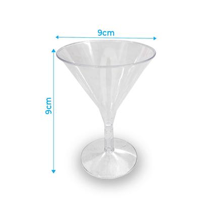 Imagem de Kit 30 Mini Coquetéis Acrílico 60ml Sobremesas Festa