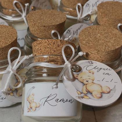 Imagem de Kit 30 Mini Velas Aromáticas Perfumadas Lembrancinha Personalizada Diversos Aromas Aura Home 40g