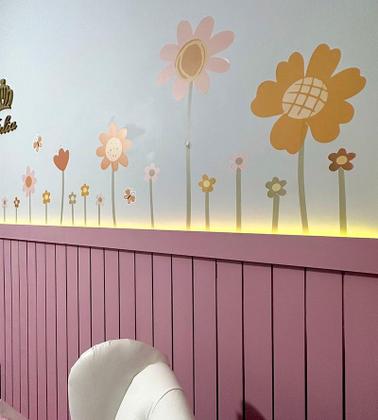 Imagem de Kit 30 Paineis Ripas Shiplap MDF CRU 3mm Decoração Moderna 3D Decorativo