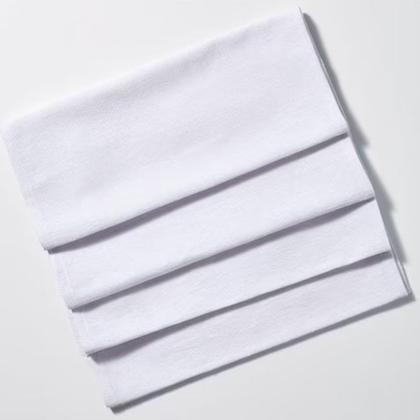 Imagem de Kit 30 Panos De Prato Branco Liso 100% Algodão Pé De Galinha