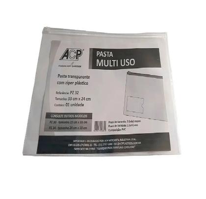 Imagem de Kit 30 Pastas Multiuso Com Ziper 330x240mm Acp