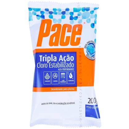 Imagem de kit 30 Pastilha de Cloro Pace Tripla Ação 200g HTH P/Piscina