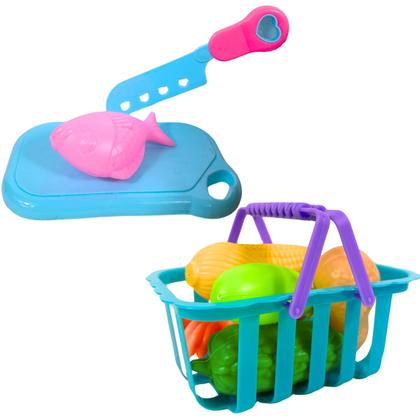 Imagem de Kit 30 Peças Comidinha Infantil Frutinhas E Legumes