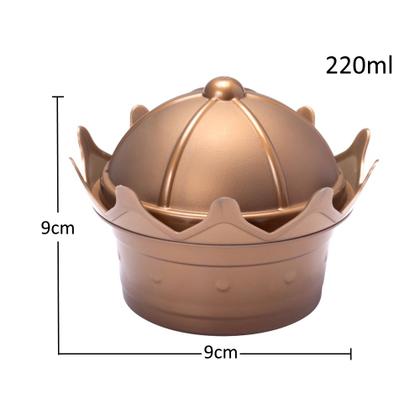 Imagem de Kit 30 Potes de Coroa Dourado Princesa p/ Festa Aniversário Doces p/ Sacola Surpresa