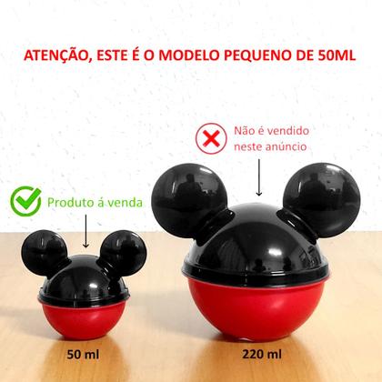 Imagem de Kit 30 Potes p/ Doces Lembrancinhas Festa Infantil Pequeno Mickey de Orelhas