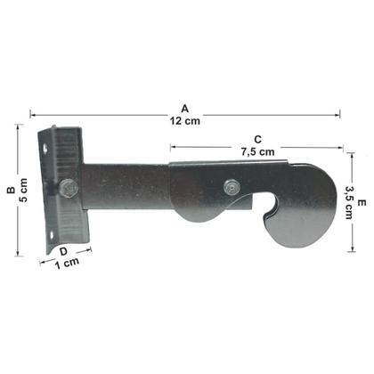 Imagem de Kit 30 Prendedor Janela Veneziana Carranca Inox - Feltrin
