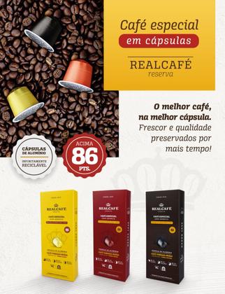 Imagem de Kit 30 un Cápsulas  Café Especial Realcafé Reserva  Compatível Nespresso  3 Torras  Caixa 10 un cada