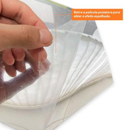 Imagem de Kit 30 Un. Espelho Flexível Decorativo 17x19,6cm Hexágono