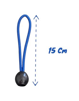 Imagem de Kit 30 Unidades Elástico Azul Para Fixação De Lonas E Capas