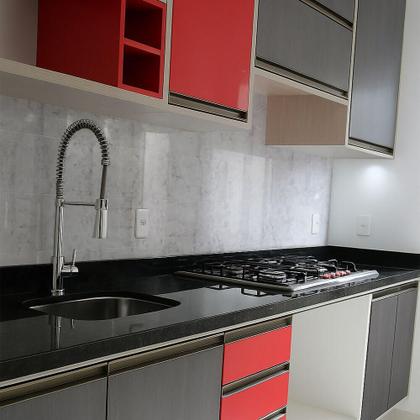 Imagem de Kit 30 Unidades Placa Adesiva Flexível para Parede Marmore Flor de Gelo 30x60cm