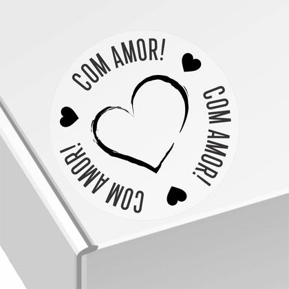 Imagem de Kit 300 Etiquetas Adesiva Personalizada Para Embalagem Wb892