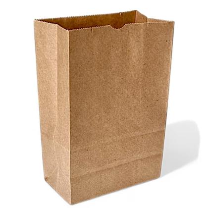 Imagem de Kit 300 Sacos de Papel Kraft 18x22x9 - Perfeitos para Delivery de Lanches e Diversos Produtos