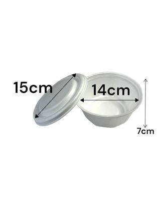 Imagem de Kit 300un Pote isopor com tampa térmico 500ml cumbuca Festa