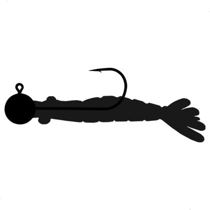 Imagem de Kit 30pçs Jig Head Black Nickel 2/0 3/0 4/0 + Estojo Robalo