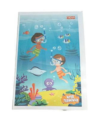 Kit 30un Caderno Brochura flexível 1/4 escolar com 48fls - Elite Imagem de Kit 30un Caderno Brochura flexível 1/4 escolar com 48fls