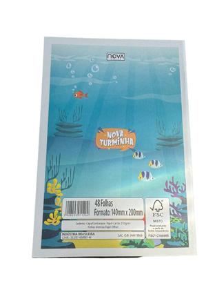 Kit 30un Caderno Brochura flexível 1/4 escolar com 48fls - Elite Imagem de Kit 30un Caderno Brochura flexível 1/4 escolar com 48fls