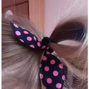 Imagem de Kit 32 conjunto amarrador para cabelo lacinho infantil prático