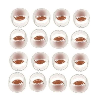 Imagem de Kit 32 Unid Proteção Feltro Pé De Cadeira Allegra 12 - 16Mm