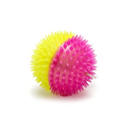 Imagem de Kit 36 Bolas Com Cravinho Luz E Apito Brinquedo Colorido Divertido Atacado Lembrancinha
