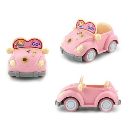 Imagem de Kit 36 Carrinhos De Brinquedo Sortidos Com Movimento A Fricção Fusca Colorido