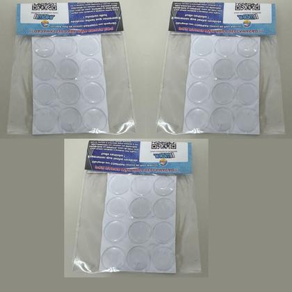 Imagem de Kit 36 Gotas De Silicone Protetor Anti Impacto Redondo 20mm