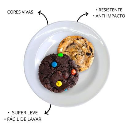 Imagem de Kit 36 Pratos Para Sobremesa 17,5cm em Melamina Restaurantes