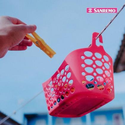 Imagem de Kit 36 Pregador De Roupas Prendedor Plástico Sanremo