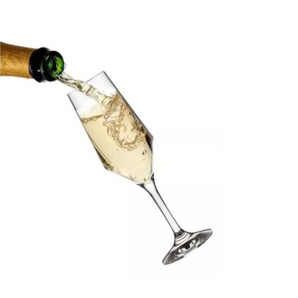 Imagem de Kit 36 Taça Champagne Cristal Buffet Vidro Liso 186 ml Nadir