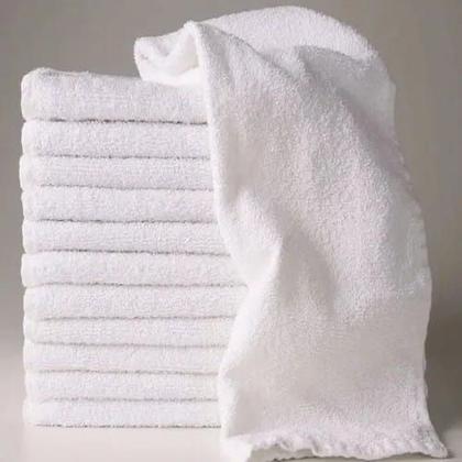 Imagem de Kit 36 Toalhas de Rosto Salão Simples 70x40cm - Mch Toalhas