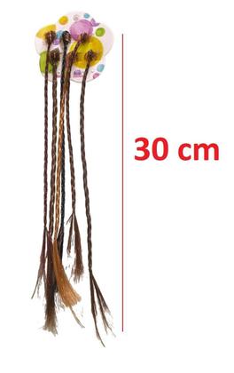 Imagem de Kit 36 Un Mechas Com Mini Piranha Aplique De Cabelo Infantil