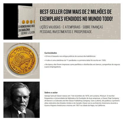 Imagem de Kit 3livros, Seja (im)perfeito + O Homem Mais Rico da Babilônia + Os Segredos Da Mente Milionária, Segredos Para Enriquecer