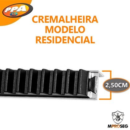 Imagem de Kit 3M Cremalheira Residencial Custom 1M Portão Automático Deslizante