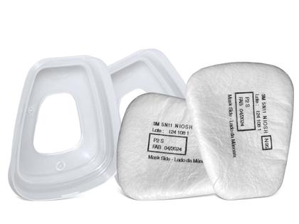 Imagem de Kit 3M para Proteção Respiratória 2 Filtros + 2 Retentores