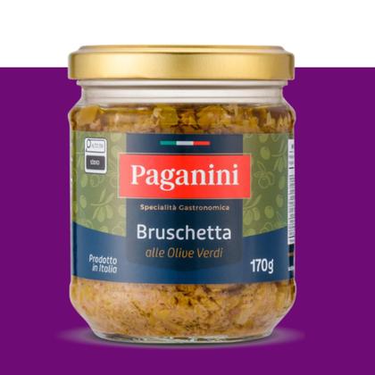 Imagem de Kit 3Un Antepasto Bruschetta eitona Verde Paganini 170G