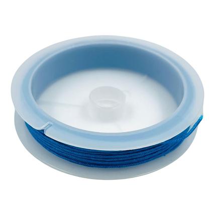 Imagem de Kit 3un Linha Fio Fibra Poliamida Azul 1mm 30 Metros Arte